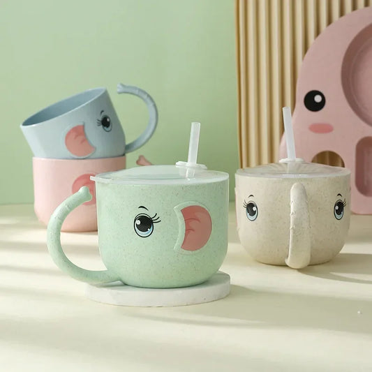 Cartmela Cartoon Elephant Baby Training Cup