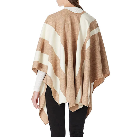 2024 Luxury Winter Poncho for Women – Warm Fashion Shawl Wrap