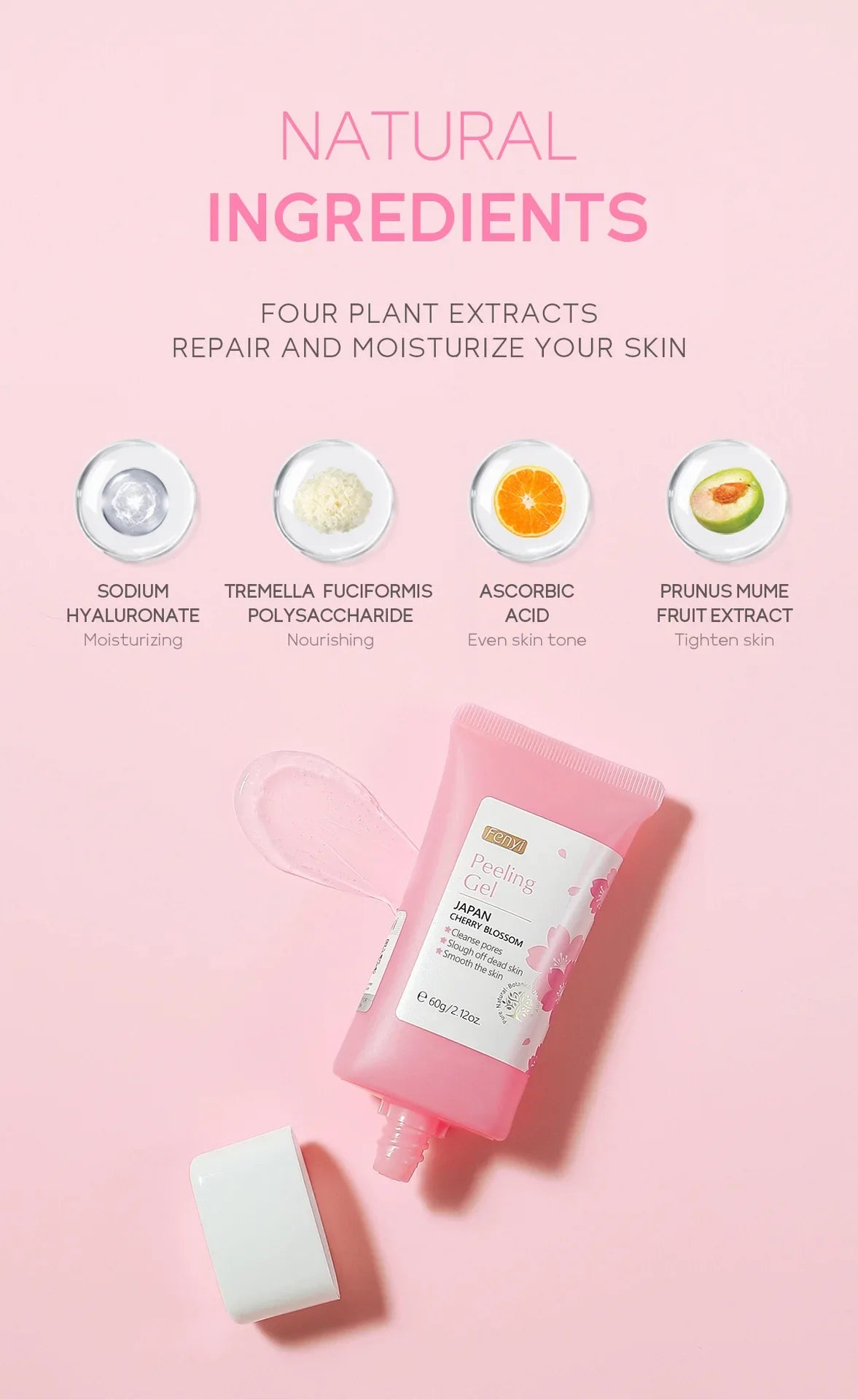 Deep Cleansing Exfoliating Gel – Whitening & Moisturizing Facial Scrub