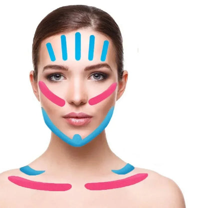 2.5CM x 5M Kinesiology Tape – V-Line Face & Neck Wrinkle Remover