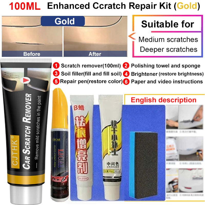 Car Scratch Remover & Polishing Compound for Auto Body Repair