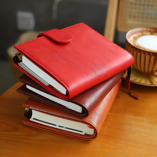 A6 Plus Leather Notebook Cover – Full Grain Vegetable Tanned