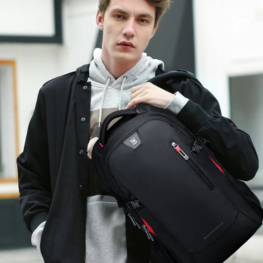 14 Inch Waterproof Nylon Laptop Backpack – Casual Travel School Bag