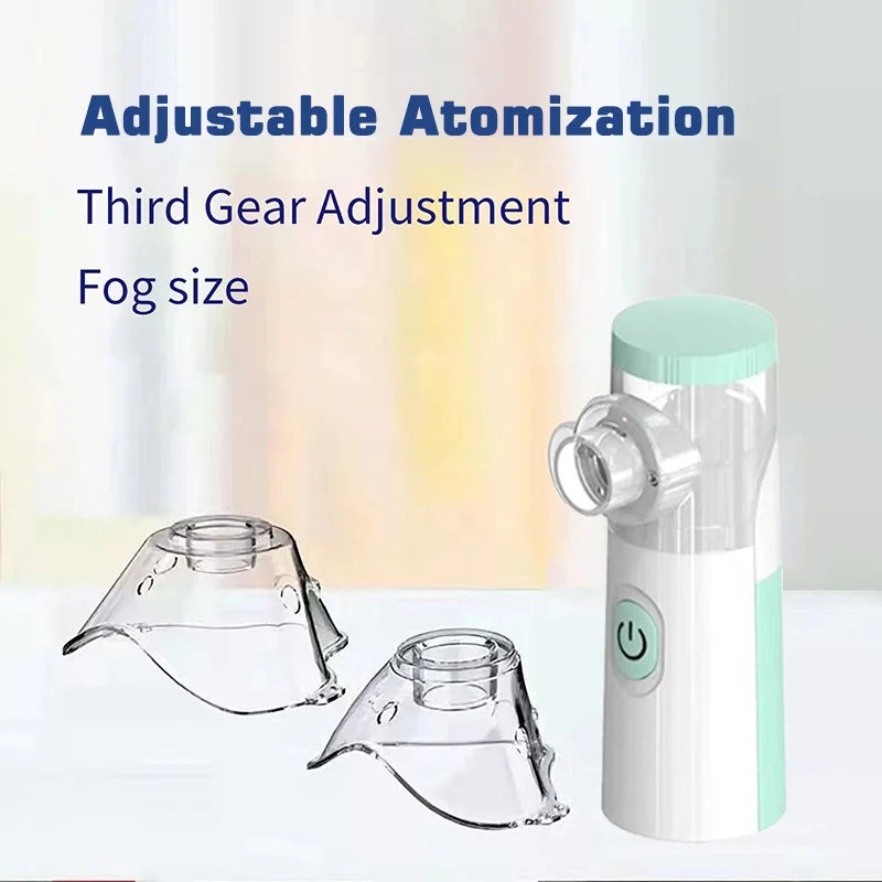 Portable Nebulizer for Asthma–Handheld Mesh Atomizer for Kids & Adults