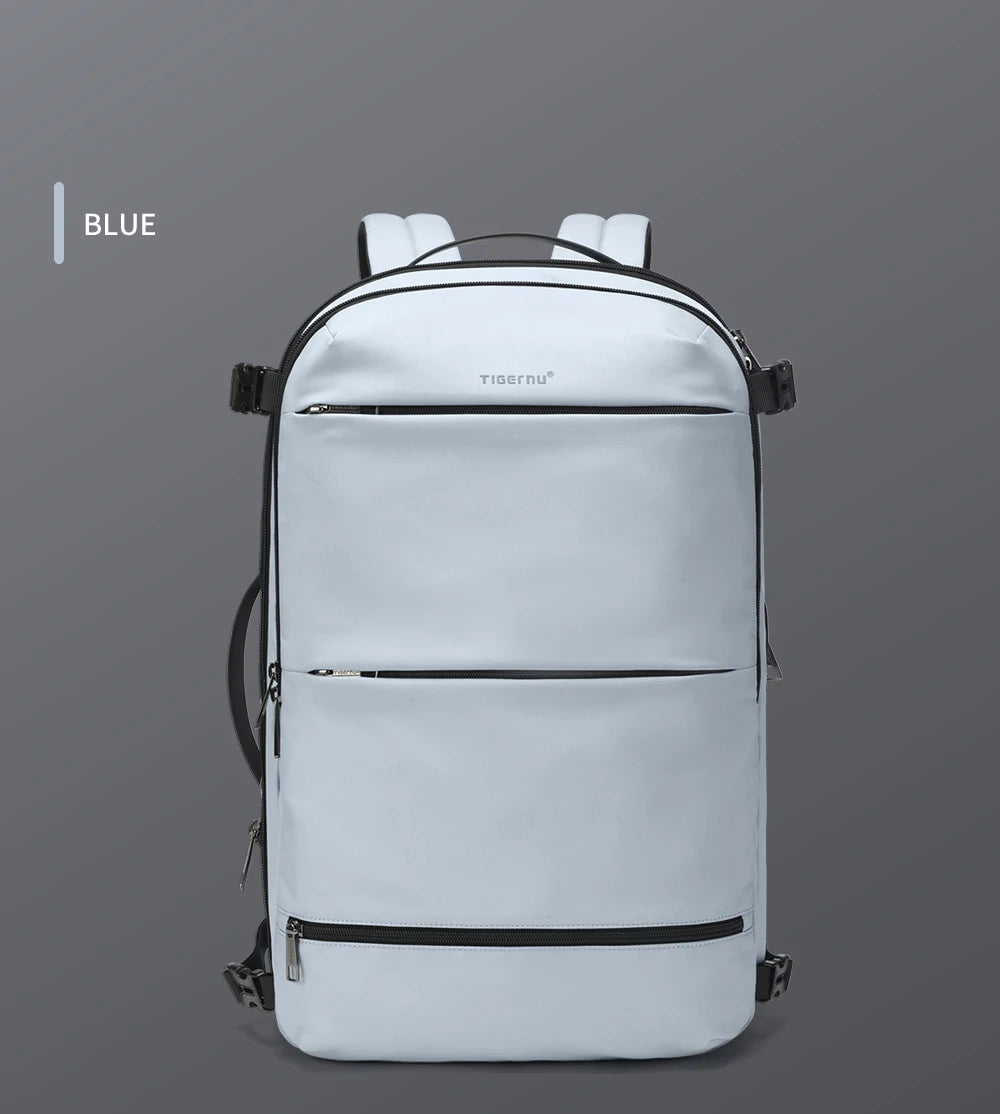 Men’s Business Travel Backpack – Waterproof, USB, Expandable Laptop Bag