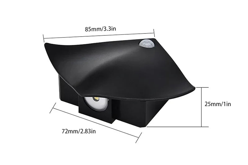 Creative Devil Fish LED Wall Lamp – Rechargeable Motion Sensor Light