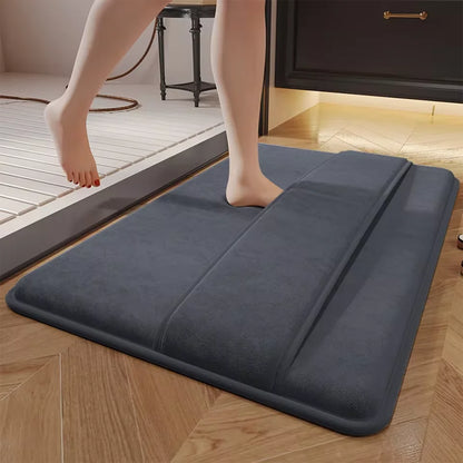 Super Absorbent Anti-Slip Bath Mat | Coral Velvet Bathroom Rug