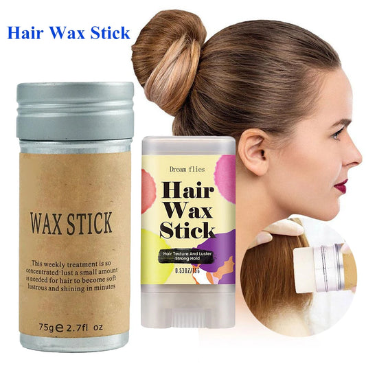Hair Wax Stick for Styling & Frizz Control – 75g/15g Sizing Options