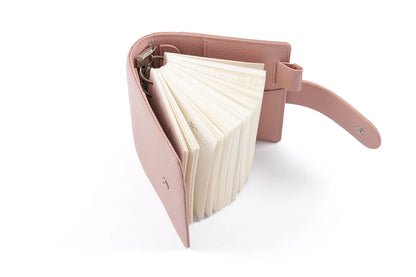 Elite Pocket A7 Rings Planner Cover – Pebbled Grain Leather, 25mm Rings
