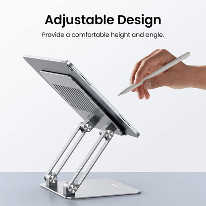 Aluminum Tablet & Phone Stand – Adjustable Holder for Desk