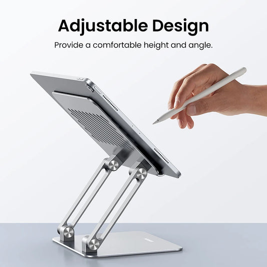 Aluminum Tablet & Phone Stand – Adjustable Holder for Desk