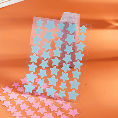 40pcs Star-Shaped Pimple Patches – Cute, Colorful & Invisible Care