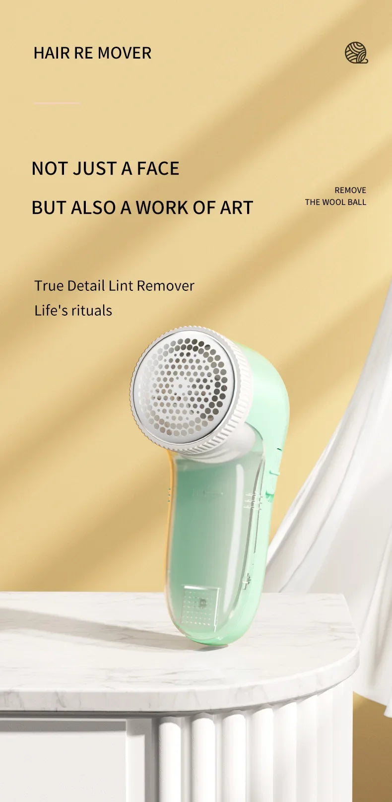Portable Electric Fabric Lint Remover & Shaver