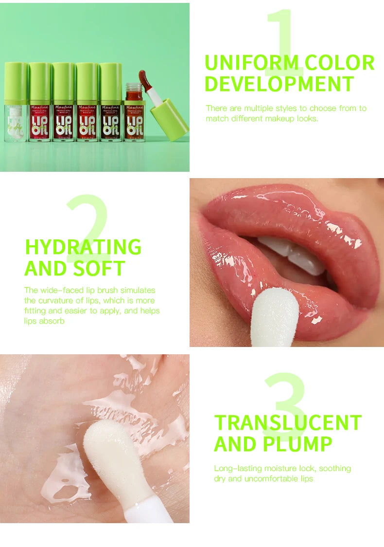 6-Tone Moisturizing Lip Gloss – Luminous, Hydrating & Natural Shine