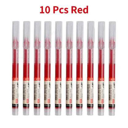 10Pcs High-Quality Needle Tip Gel Pens