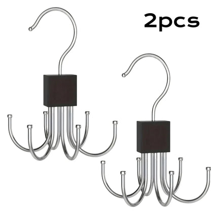 360° Rotating Storage Hanger Hook for Bras, Scarves, Ties & Accessories