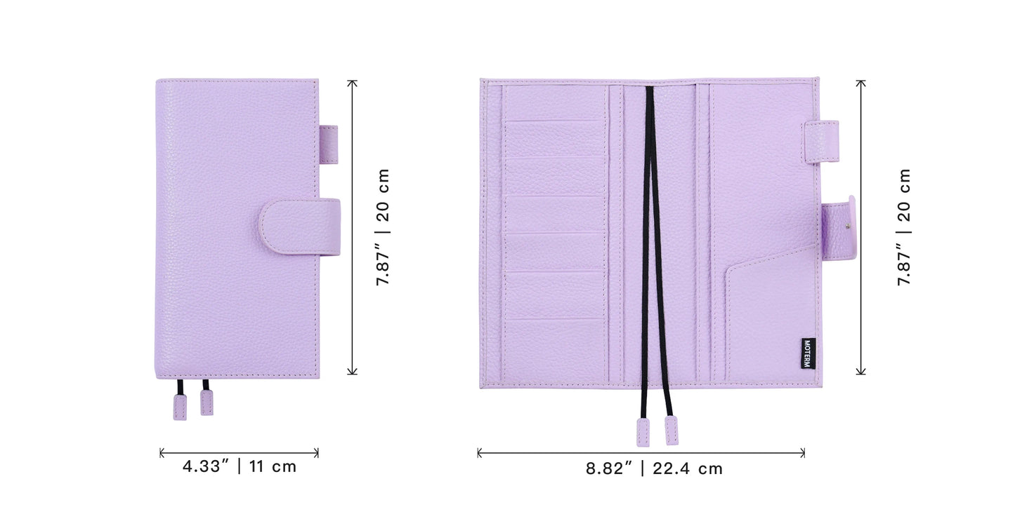 Pebbled Leather Planner Cover – Fits Weeks & Skinny Mini Planners