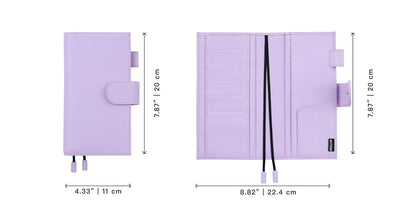 Pebbled Leather Planner Cover – Fits Weeks & Skinny Mini Planners