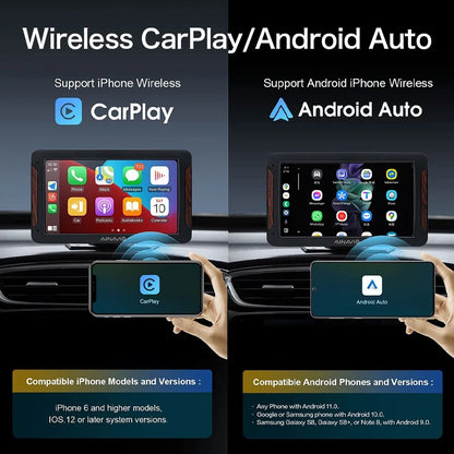 3-in-1 Car Video Smart Box with Android 12, CarPlay & WiFi