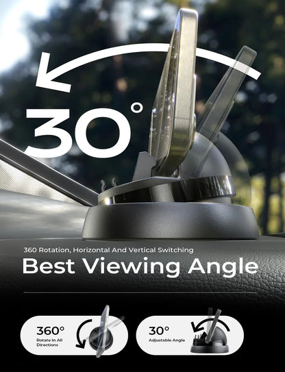 Cartmela Magnetic Car Mount Phone Holder 360° for iPhone & Samsung