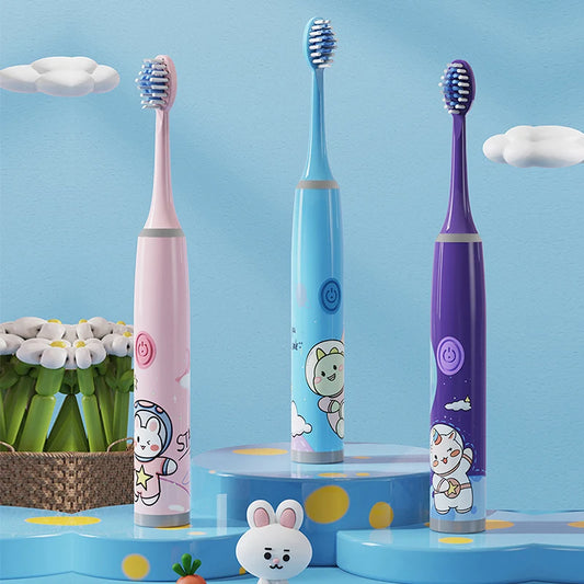 Kids Electric Toothbrush Cartoon Design