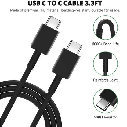 PD 45W USB-C Wall Charger – Fast Adapter for Samsung & iPhone 15