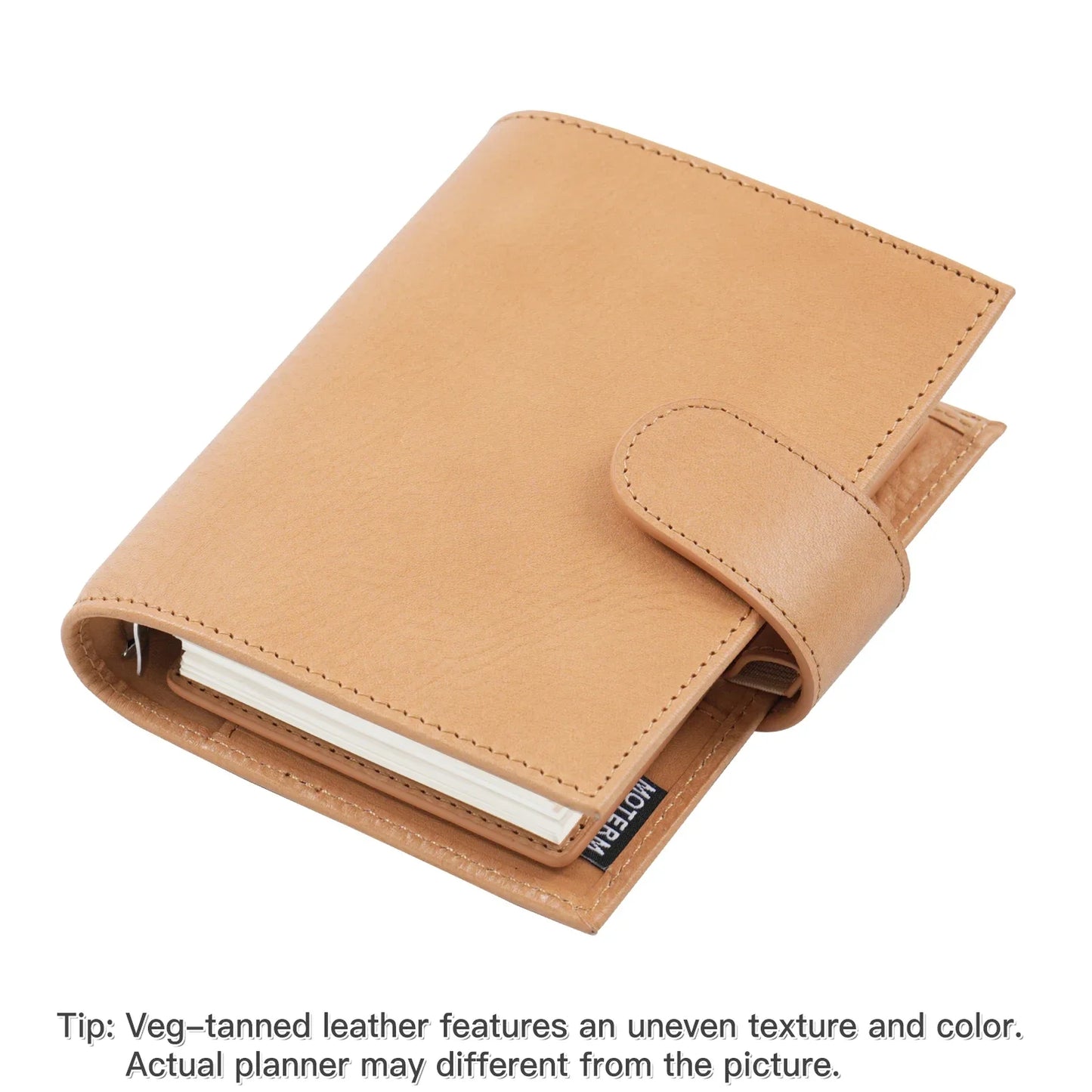 Pocket Size Rings Planner – Full Grain Vegetable Tanned Leather