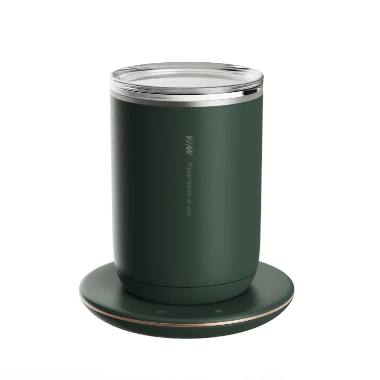 2-in-1 Magnetic Stirring Mug – USB Coffee Warmer & Mixing Cup