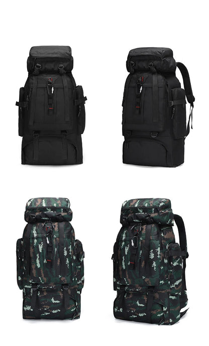 80L Large Capacity Waterproof Camouflage Outdoor Backpack