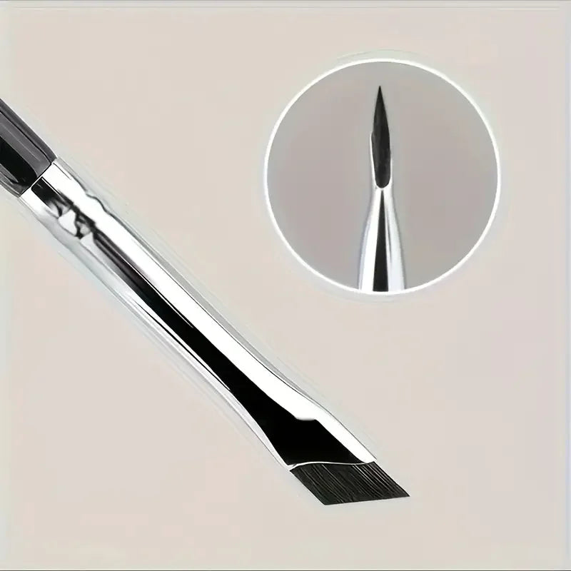 2/5Pc Ultra-Thin Eyeliner & Brow Brush Set – Precise Makeup Tools