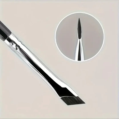 2/5Pc Ultra-Thin Eyeliner & Brow Brush Set – Precise Makeup Tools