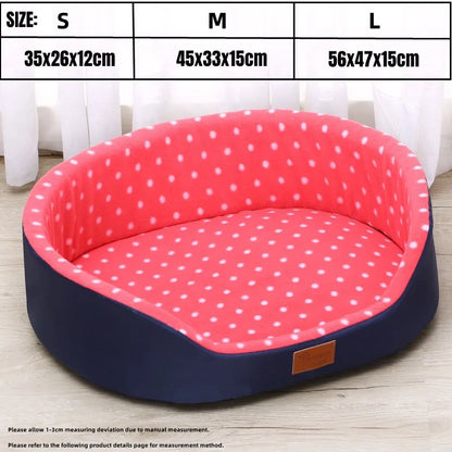 Dog Bed Mat & Sofa Kennel - Soft, Breathable Cushion