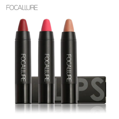 Focallure Waterproof Matte Lipstick – 19 Colors, Soft Texture