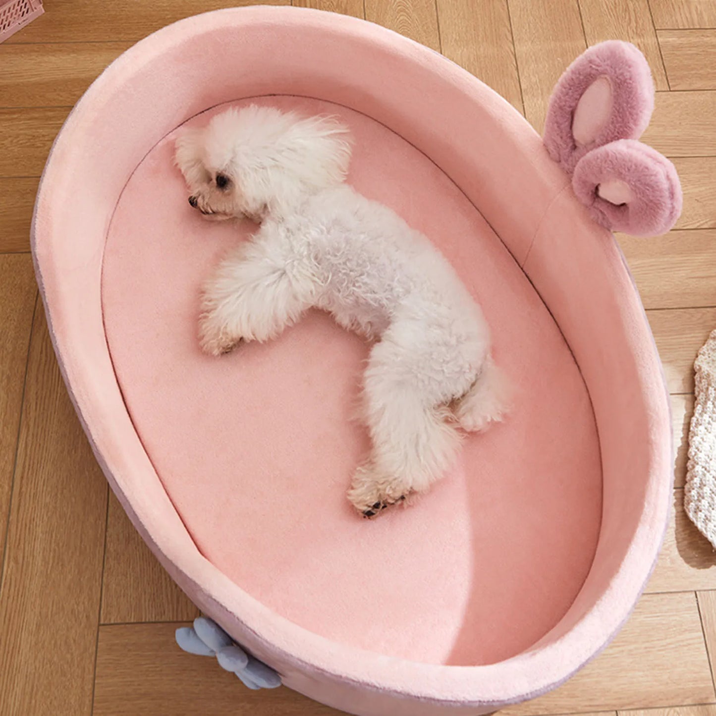 Detachable Washable Pet Bed – Soft 4-Season Bed for Cats & Dogs