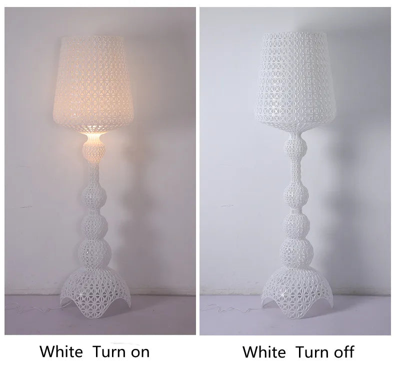 Italian Designer Hollow Goblet Acrylic Floor Lamp