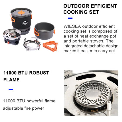 Widesea Compact Camping Cooking System