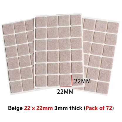 Felt Chair Leg Pads – Anti-Slip, Floor Protectors, Noise Reduction