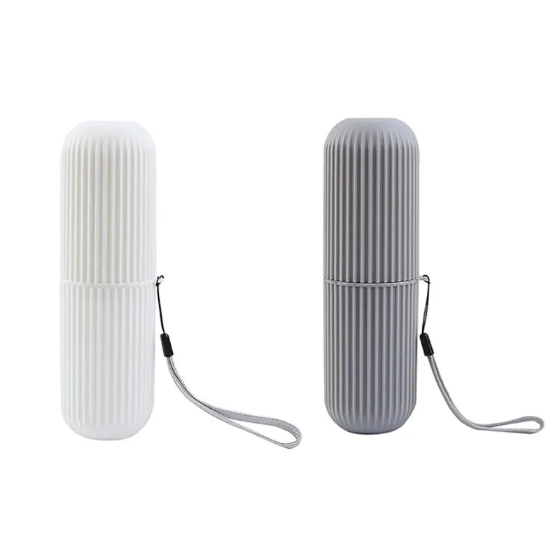 Travel Toothbrush & Toothpaste Holder – Portable Storage Case