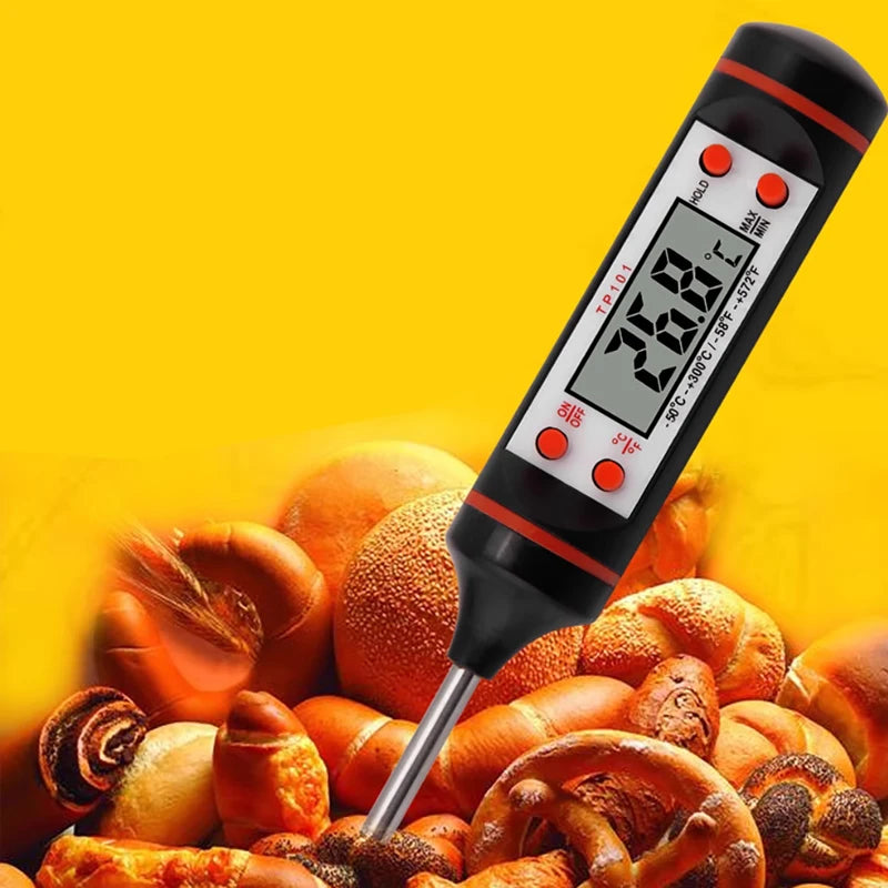 Digital Probe Kitchen Thermometer for Baking, Grill & Liquids