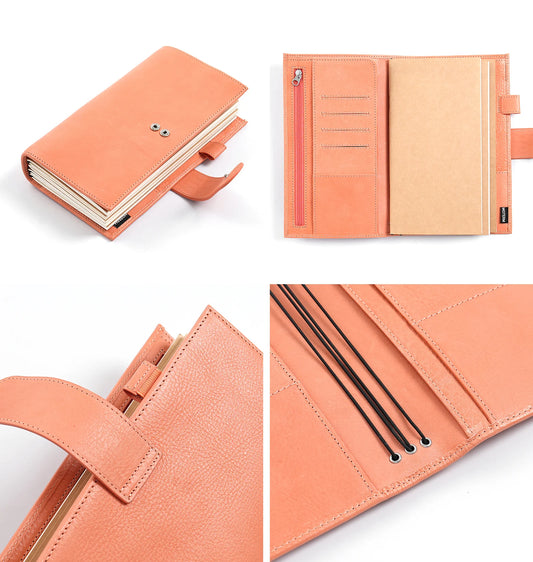 Vegetable Tanned Leather Travel Notebook – Standard Planner Cover