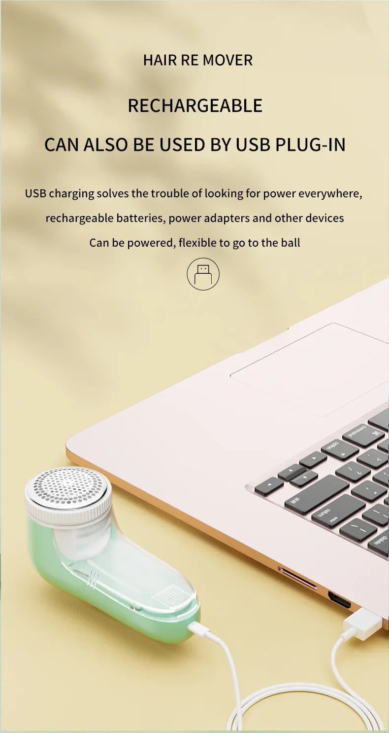 Portable Electric Fabric Lint Remover & Shaver