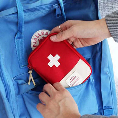 Mini Portable Medicine Bag–Travel First Aid Kit & Survival Storage Box