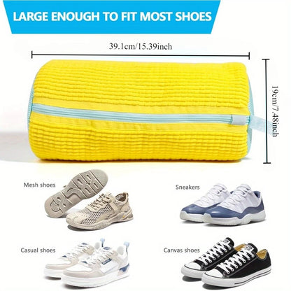 Shoe Washing Bag – Padded Mesh Laundry Protector for Machine Wash