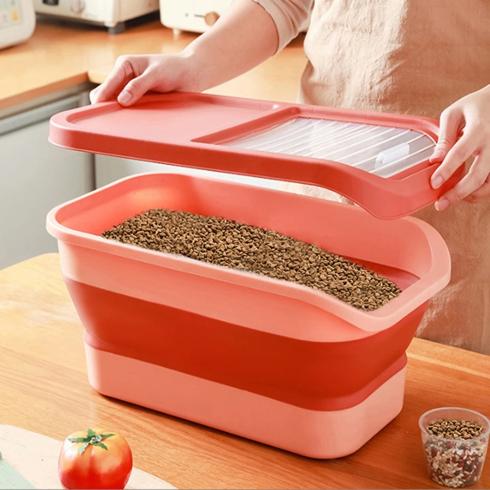13/33LB Collapsible Cat Dog Food Storage