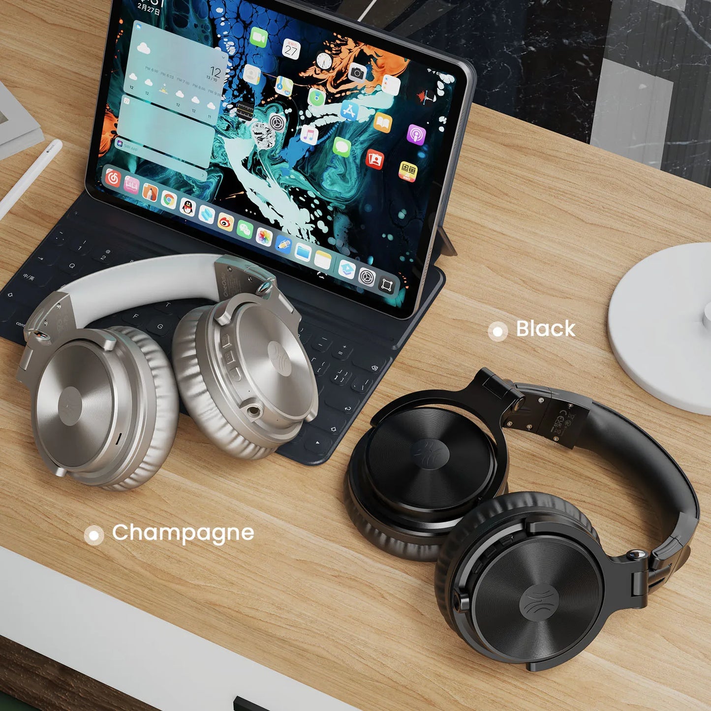 OneOdio Pro C Wireless Headphones – Hi-Res Over-Ear, 110h Playtime