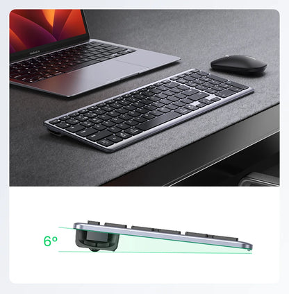 Wireless Bluetooth 5.0 Keyboard – 99 Keys Russian/Korean/English