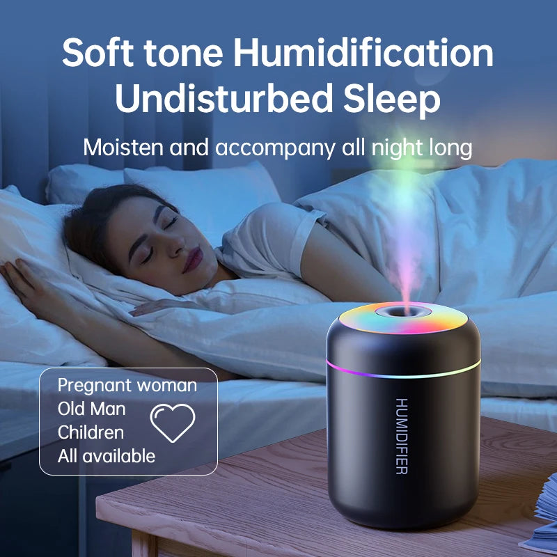 180ML Mini USB Air Humidifier – Essential Oil Aroma Diffuser