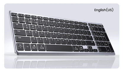 Wireless Bluetooth 5.0 Keyboard – 99 Keys Russian/Korean/English