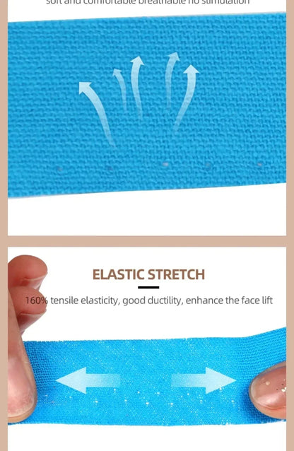 2.5CM x 5M Kinesiology Tape – V-Line Face & Neck Wrinkle Remover