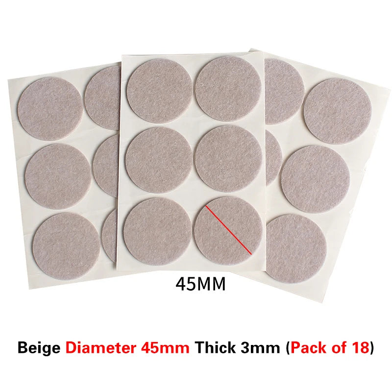 Felt Chair Leg Pads – Anti-Slip, Floor Protectors, Noise Reduction
